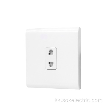 электр розеткалары 1Gang 2Pin Socket Outlet CB сертификаты